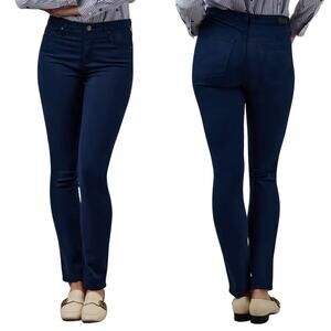 AG Adriano Goldschmied The Prima Mid-Rise Cigarette Jeans Dark Navy Blue Sz 26R